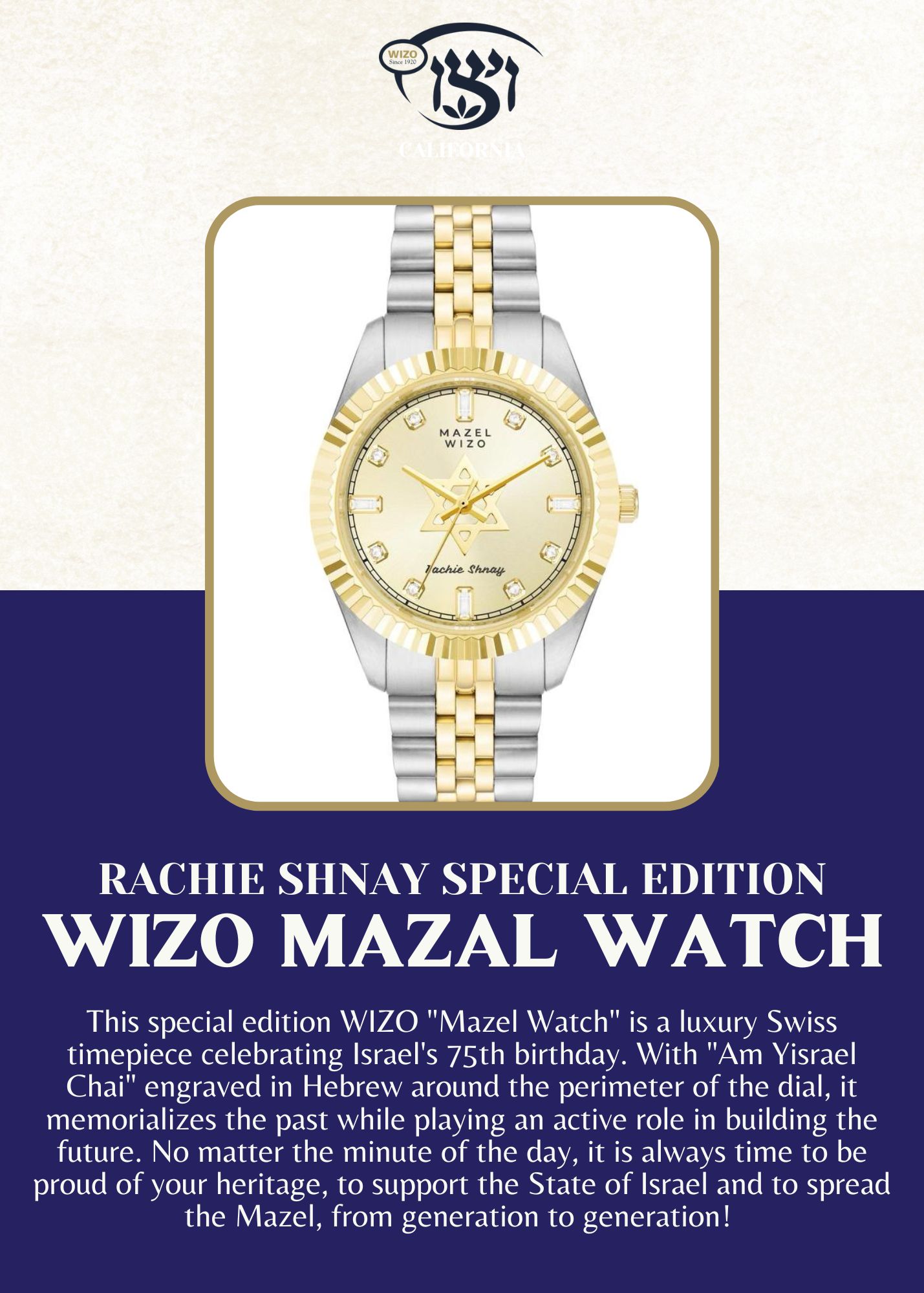 CA Rachie Shnay Watch card