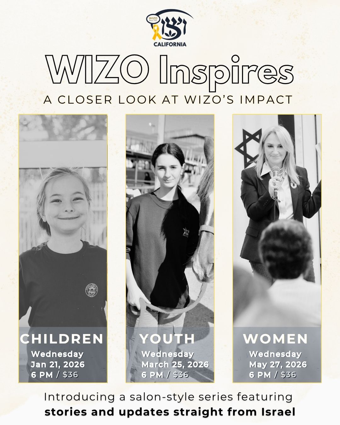 CA WIZO Inspires Series 2026